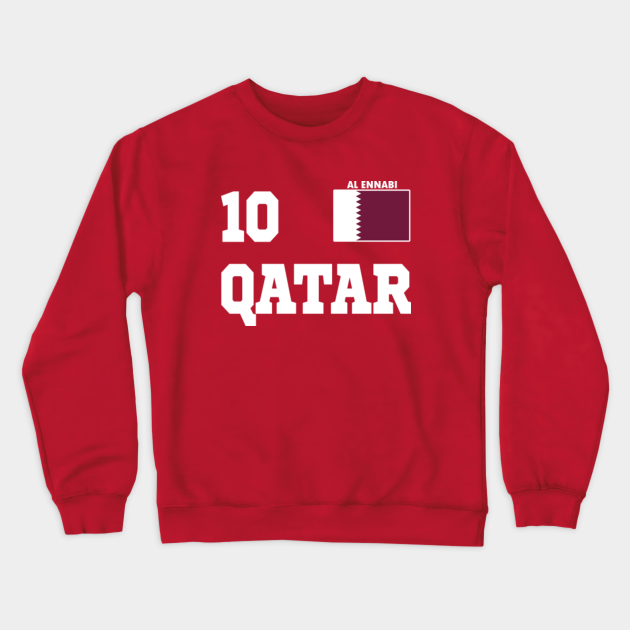 Qatar National Football Team Soccer Team Nr. 10 Jersey Style